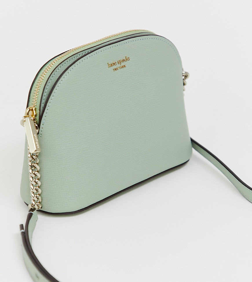 Kate Spade Green Leather Dome Crossbody 