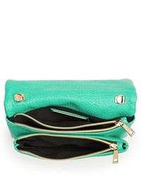 Street Level Faux Leather Foldover Convertible Crossbody