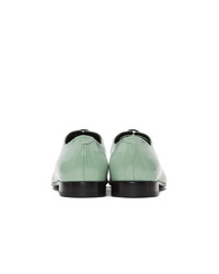 Haider Ackermann Green Classic Lace Up Derby