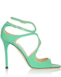 Jimmy Choo Lang Patent Leather Sandals