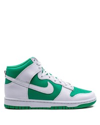 Nike Dunk High Pine Green White Sneakers