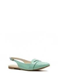 Mint Leather Loafers