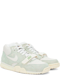 Nike Green White Air Trainer 1 Sneakers