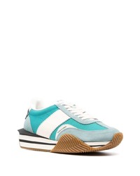 Tom Ford James Panelled Leather Sneakers