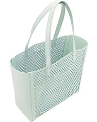 Loeffler Randall Mint Perforated Open Tote