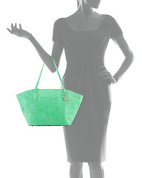 Hobo Patti Glossy Winged Tote Bag Mint