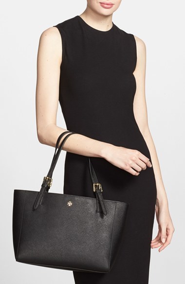 Tory Burch Small York Saffiano Leather Buckle Tote, $245 | Nordstrom |  Lookastic