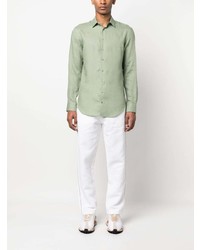 Giorgio Armani Linen Long Sleeve Shirt