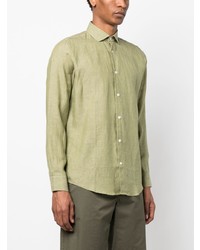 Frescobol Carioca Linen Long Sleeve Shirt