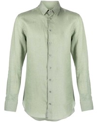 Giorgio Armani Linen Long Sleeve Shirt