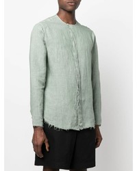 Costumein Raw Cut Edge Linen Shirt