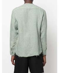 Costumein Raw Cut Edge Linen Shirt