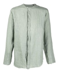 Costumein Raw Cut Edge Linen Shirt