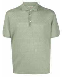 Corneliani Textured Linen Polo Shirt