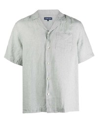 Frescobol Carioca Angelo Patch Pocket Linen Shirt
