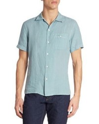 Luciano Barbera Linen Short Sleeve Shirt
