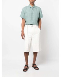 Zegna Short Sleeve Linen Shirt