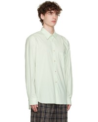Acne Studios Green Cotton Shirt
