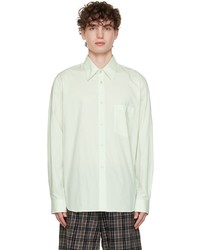 Acne Studios Green Cotton Shirt