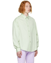 AMI Alexandre Mattiussi Green Organic Cotton Shirt
