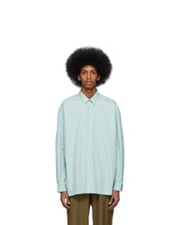 Paul Smith Green Poplin Oversized Shirt