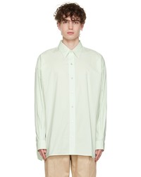 Acne Studios Green Shirttail Shirt