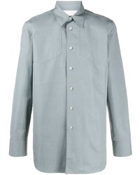 Jil Sander Panelled Long Sleeve Cotton Shirt