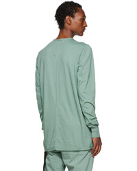 Rick Owens DRKSHDW Green Level Long Sleeve T Shirt