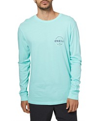 O'Neill Matapalo Long Sleeve Graphic Tee In Mint At Nordstrom
