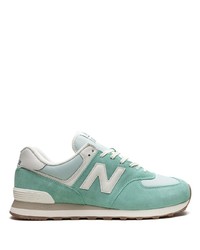 New Balance 574 Green Low Top Sneakers