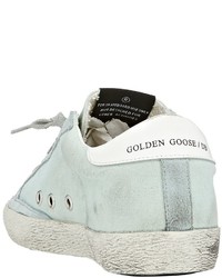Golden Goose Deluxe Brand Golden Goose Distressed Superstar Sneakers Green