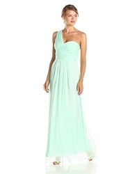 Minuet One Shoulder Ruched Gown
