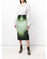 Calvin Klein 205W39nyc Paint Splatter Skirt