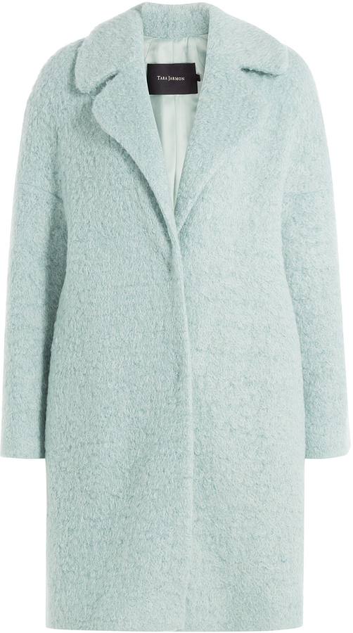 Tara Jarmon Coat With Virgin Wool And Mohair, $499 | Lookastic