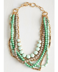 Ana Accessories Inc Yes You Glam Necklace In Mint