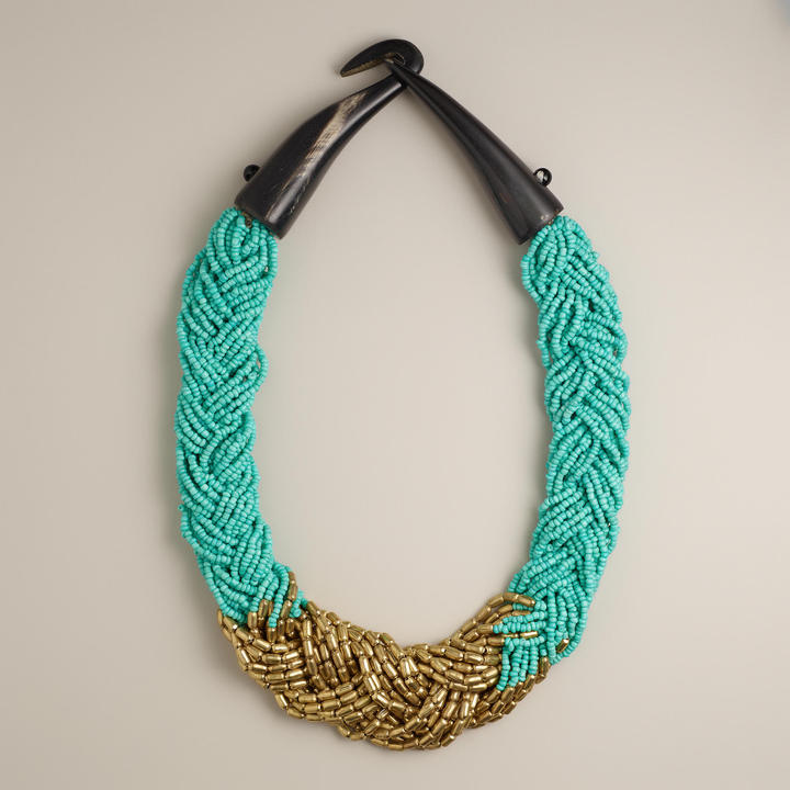 braided seed bead necklace