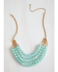 Muchtoomuch Tier To Stay Necklace In Mint