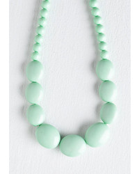 Nova Inc Bright And Baubly Necklace In Mint