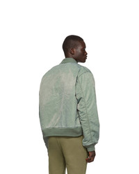 John Elliott Green Nicasio Bogota Bomber Jacket, $307 | SSENSE