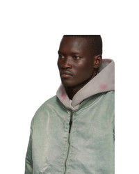 John Elliott Green Nicasio Bogota Bomber Jacket, $307 | SSENSE