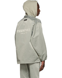 Essentials Green Coaches Jacket