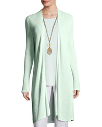 Eileen Fisher Long Ribbed Cardigan Aurora Plus Size