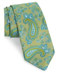 Mint Paisley Silk Tie