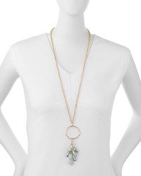 Panacea Mint Crystal Pendant Necklace