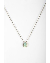 Urban Outfitters Delicate Teardrop Stone Necklace
