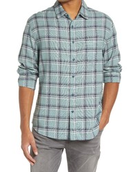 Rails Wyatt Relaxed Fit Plaid Button Up Shirt In Alg Shadow White At Nordstrom