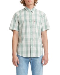 Levi's Plaid Short Sleeve Button Up Shirt