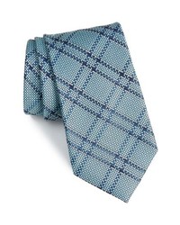 Nordstrom Men's Shop Tasker Plaid Silk Cotton Tie