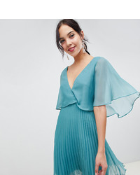 Mint Pleated Party Dress
