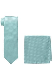 Steve Harvey Neat Solid Necktie And Neat Solid Pocket Square